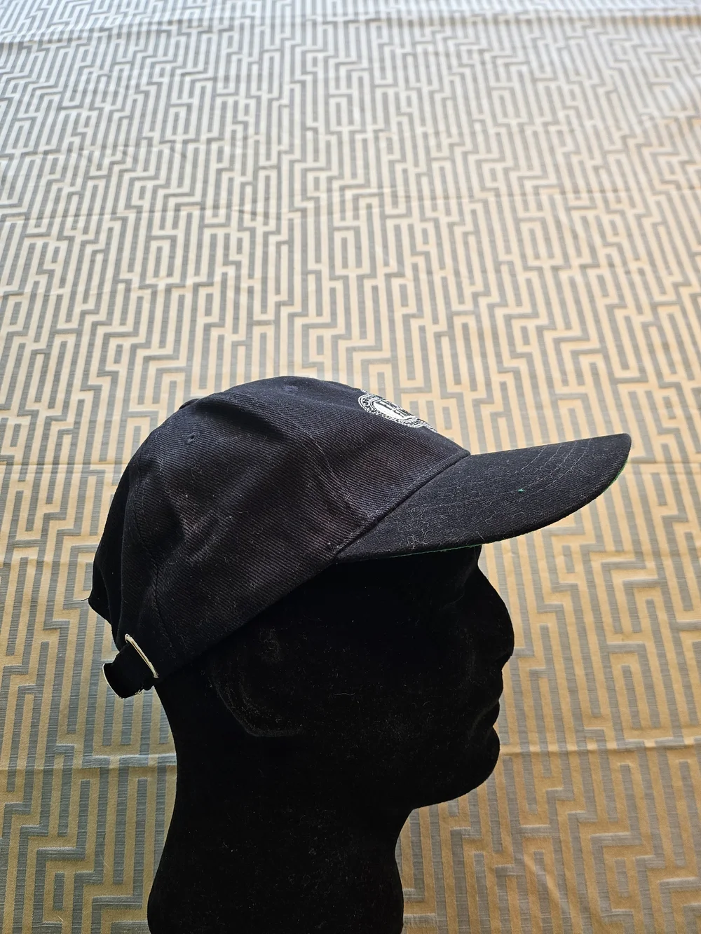 Factor's Famous Deli Black Baseball Cap with Embroidered Patch